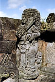 Candi Panataran - Platform at the north-west of the compound. Dvarapala. 